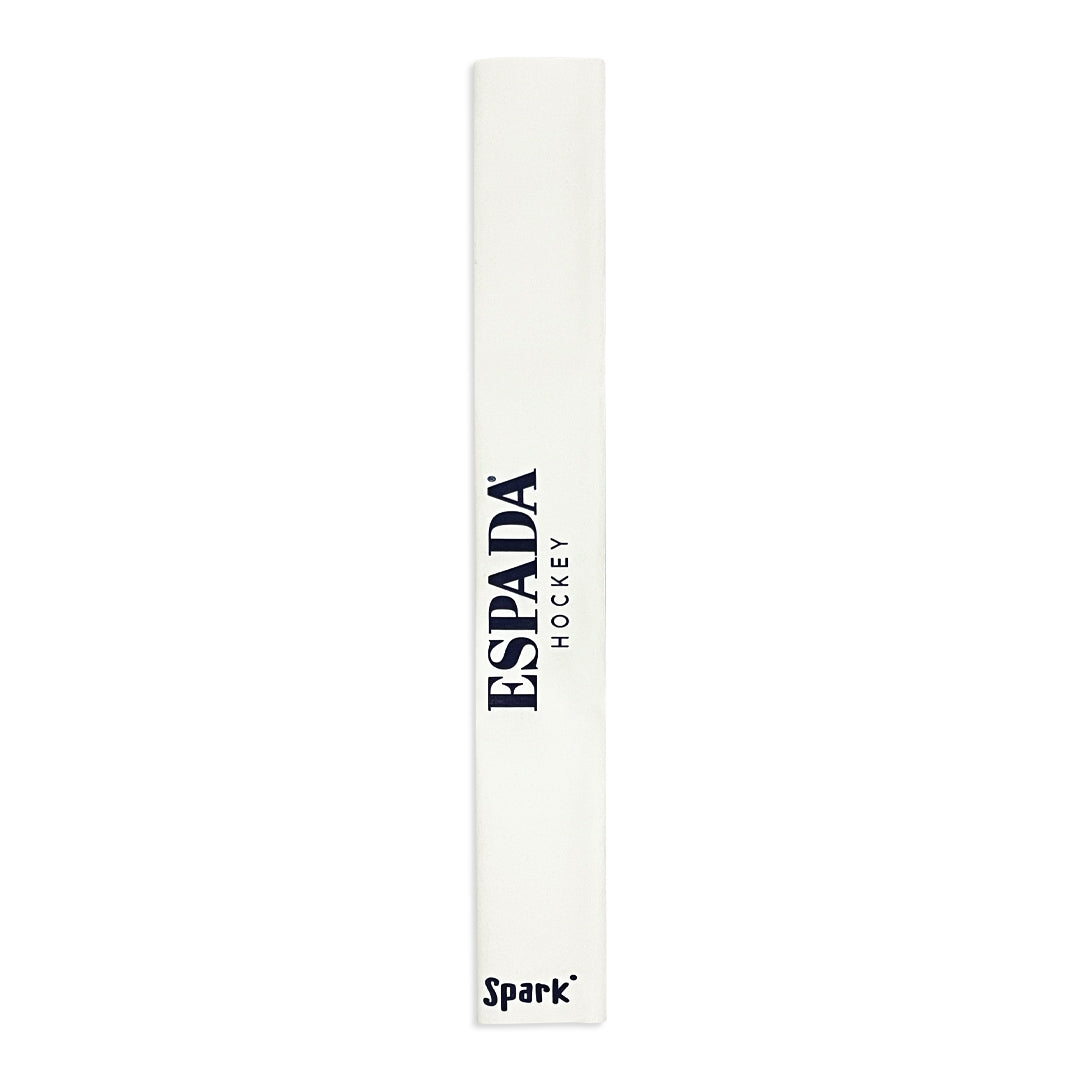 Spark Adult Grip White/Espada Logo - Fits All Sticks